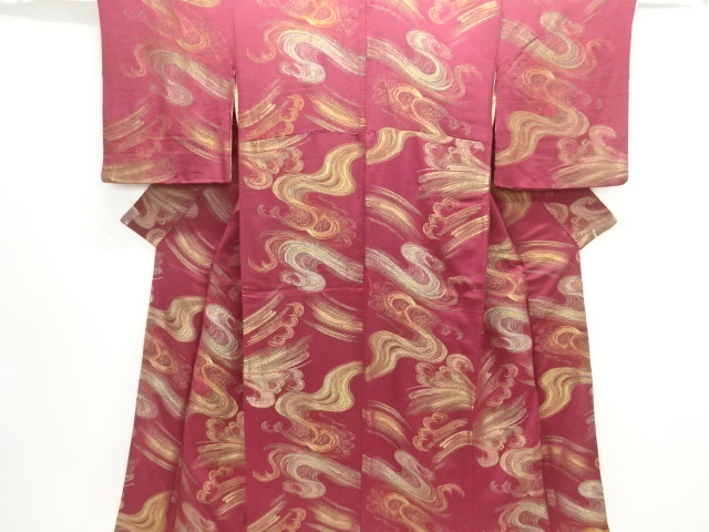 ★単衣　レトロ　アンティーク　銘仙　大正ロマン　着物 アンティーク着物　NO4 ☆単衣 レトロ アンティーク 銘仙 大正ロマン 着物 アンティーク